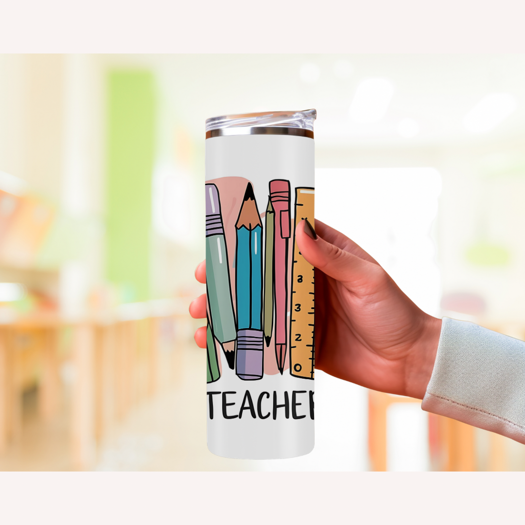 Best Teacher 20oz Skinny Tumbler