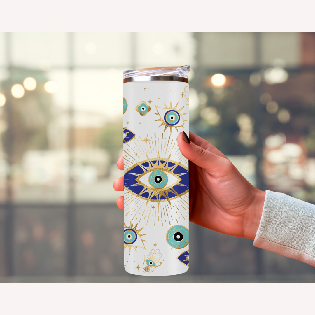 20oz Skinny Evil Eye Cup, Tercer Ojo