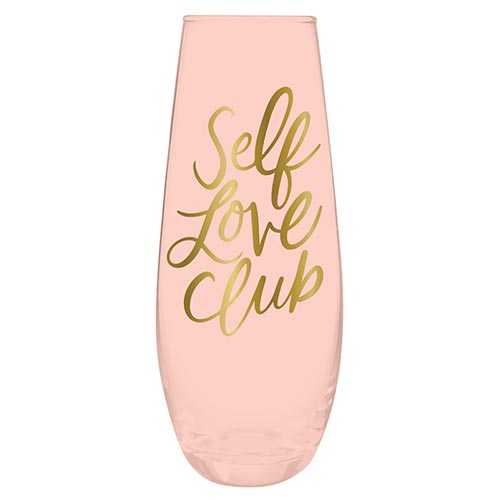 Self Love Champagne Glass