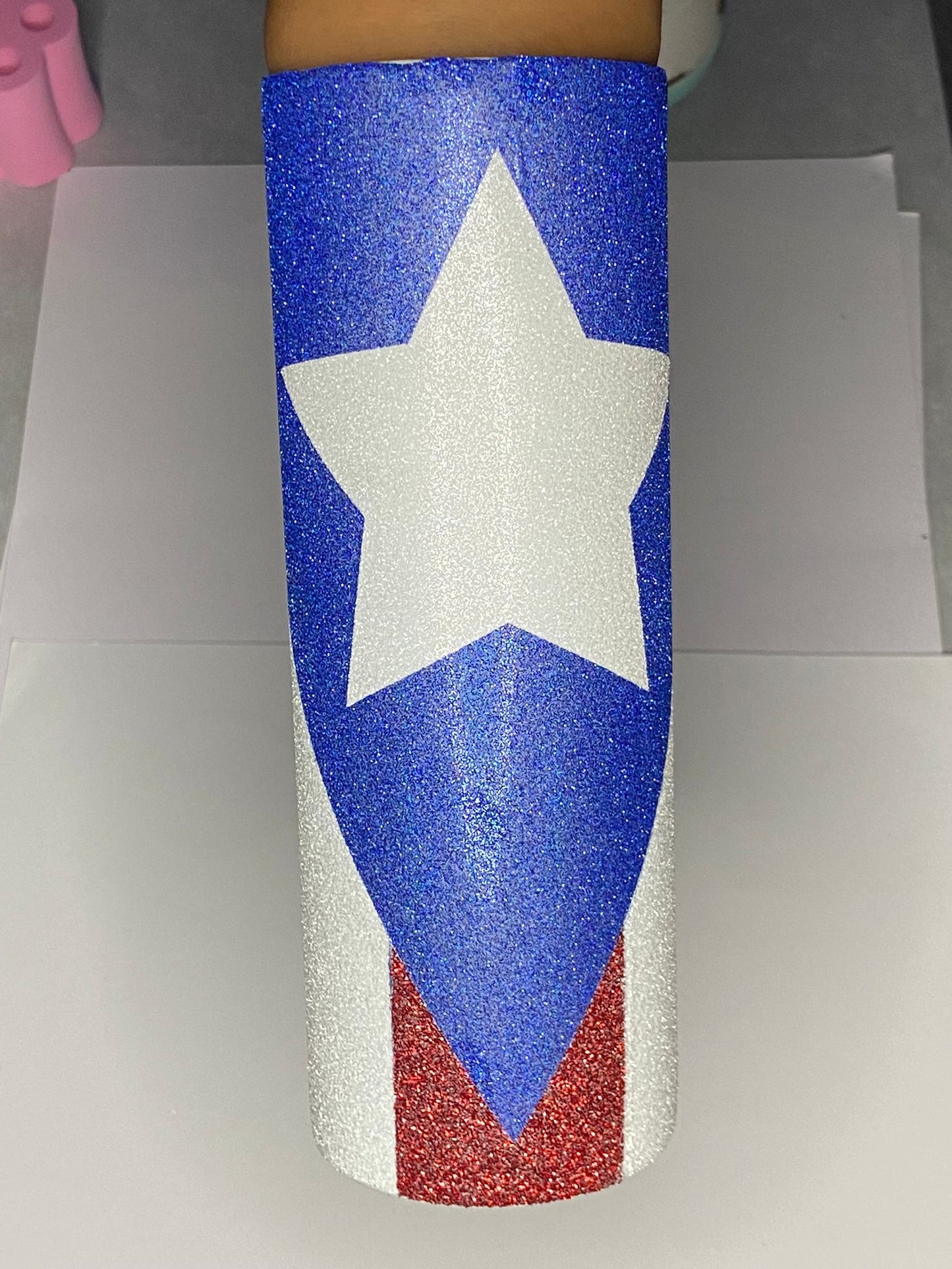 Flags Burst Tumbler Template 20oz Hogg Straight